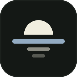 The Northlight app icon: the mark on a rounded dark square